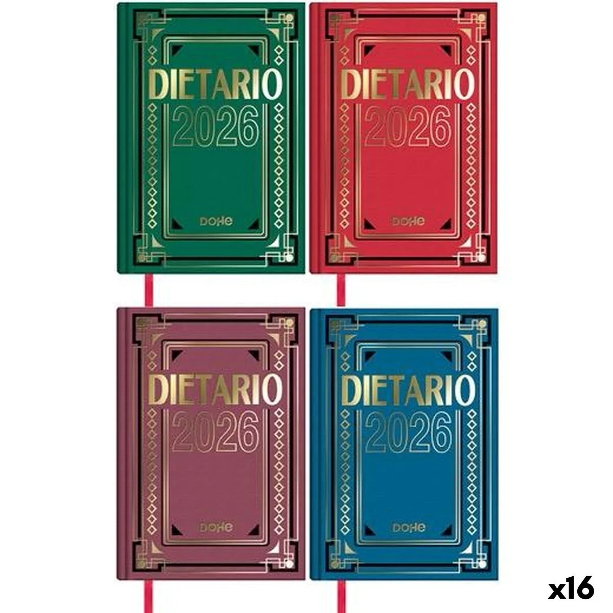 Dietario DOHE 1/4 15 x 21 cm (16 Unidades)