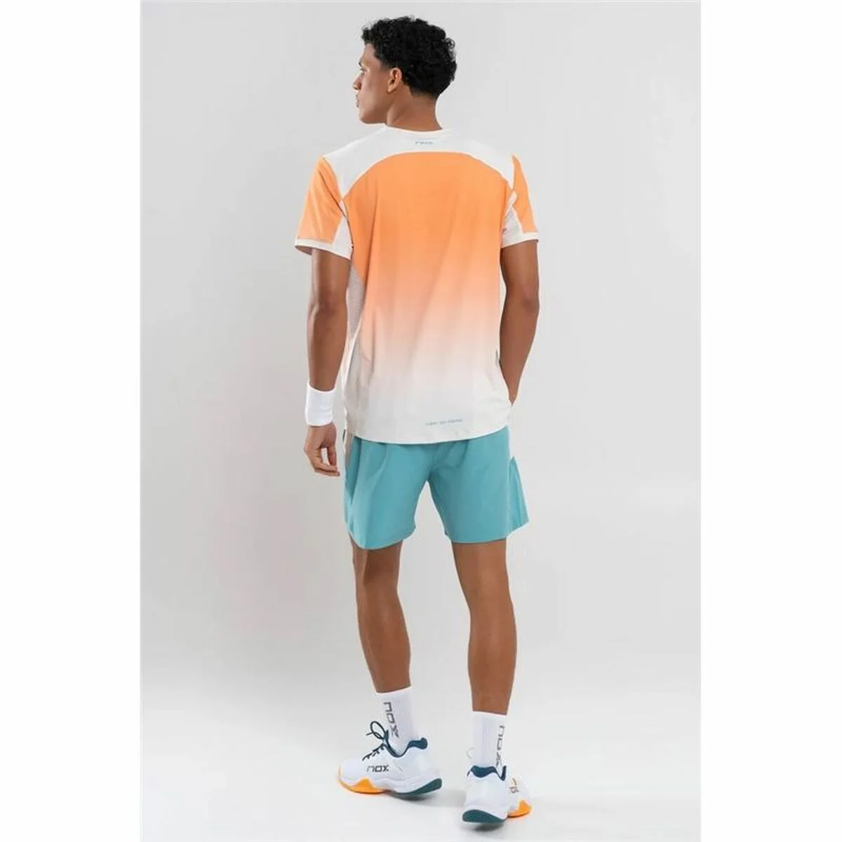 Camiseta de Manga Corta Hombre Nox Pro Mock Naranja