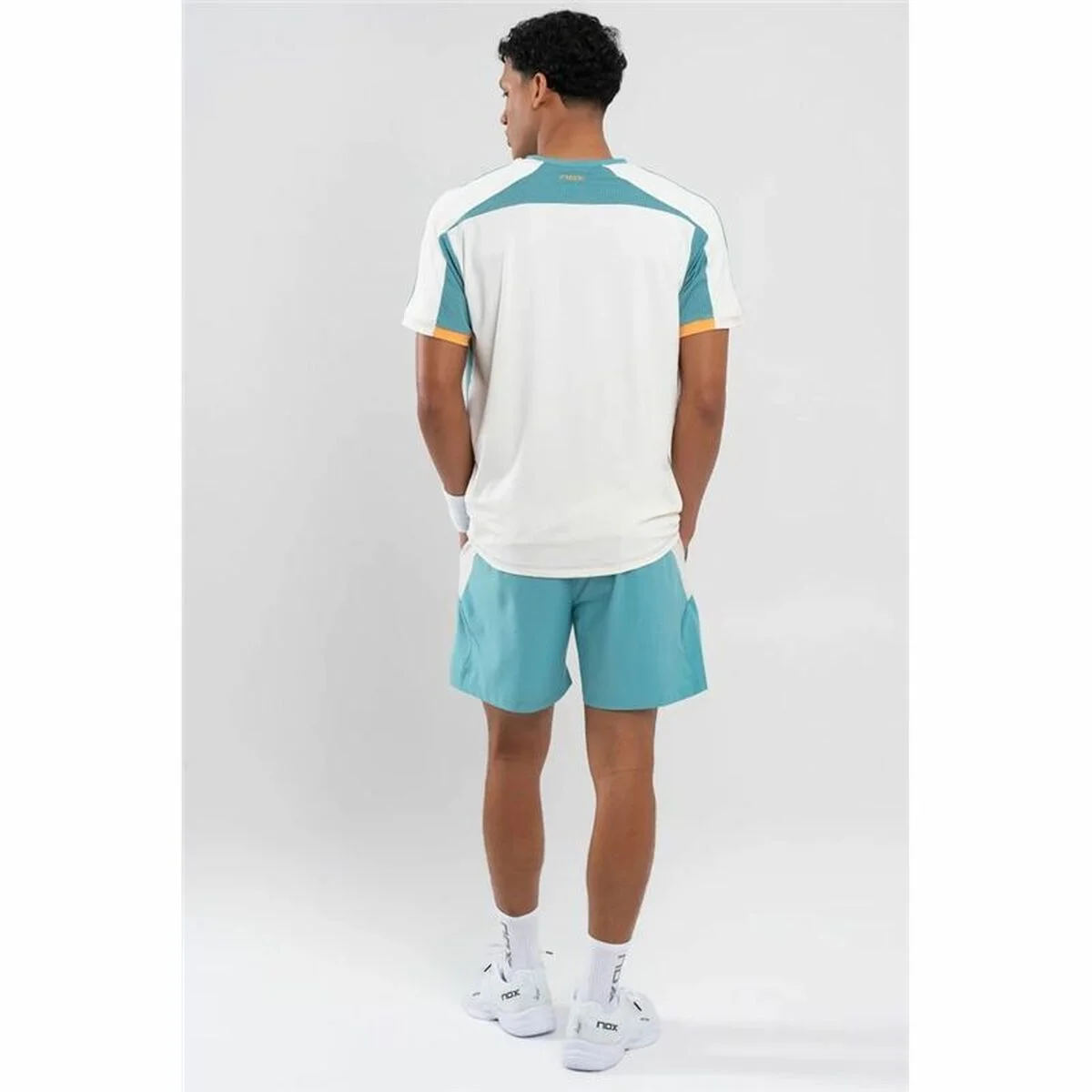 Pantalones Cortos Deportivos para Hombre Nox Pro Turquesa Azul Agua