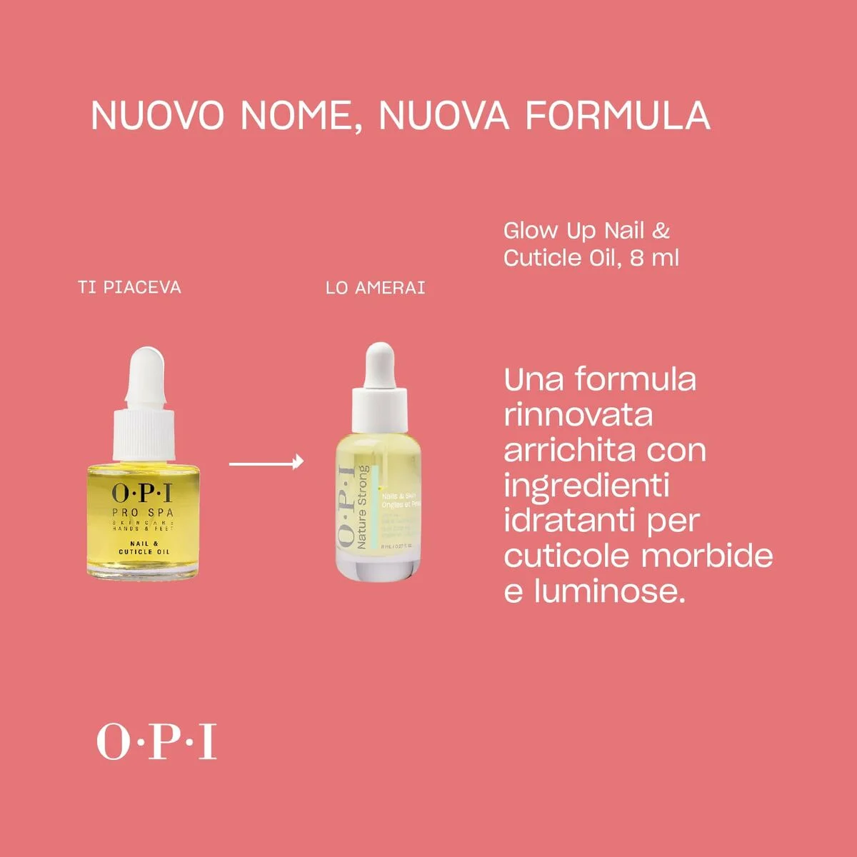 Aceite para Uñas Opi NATURE STRONG 8 ml