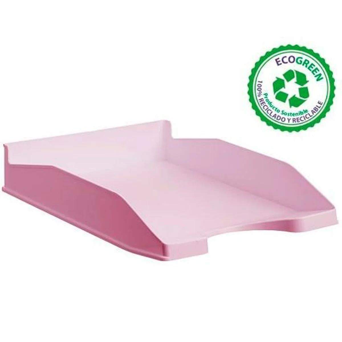 Bandeja para Archivar Archivo 2000 ECOGREEN Rosa Reciclable 34,5 x 25,5 x 6 cm (6 Unidades)