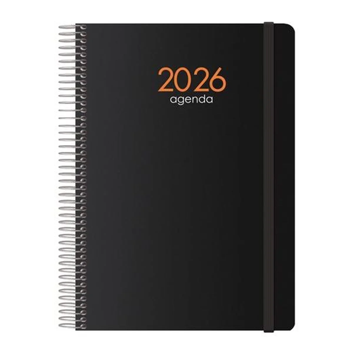 Agenda DOHE SYNCRO Negro 1/4 15 x 21 cm 2026 (20 Unidades)