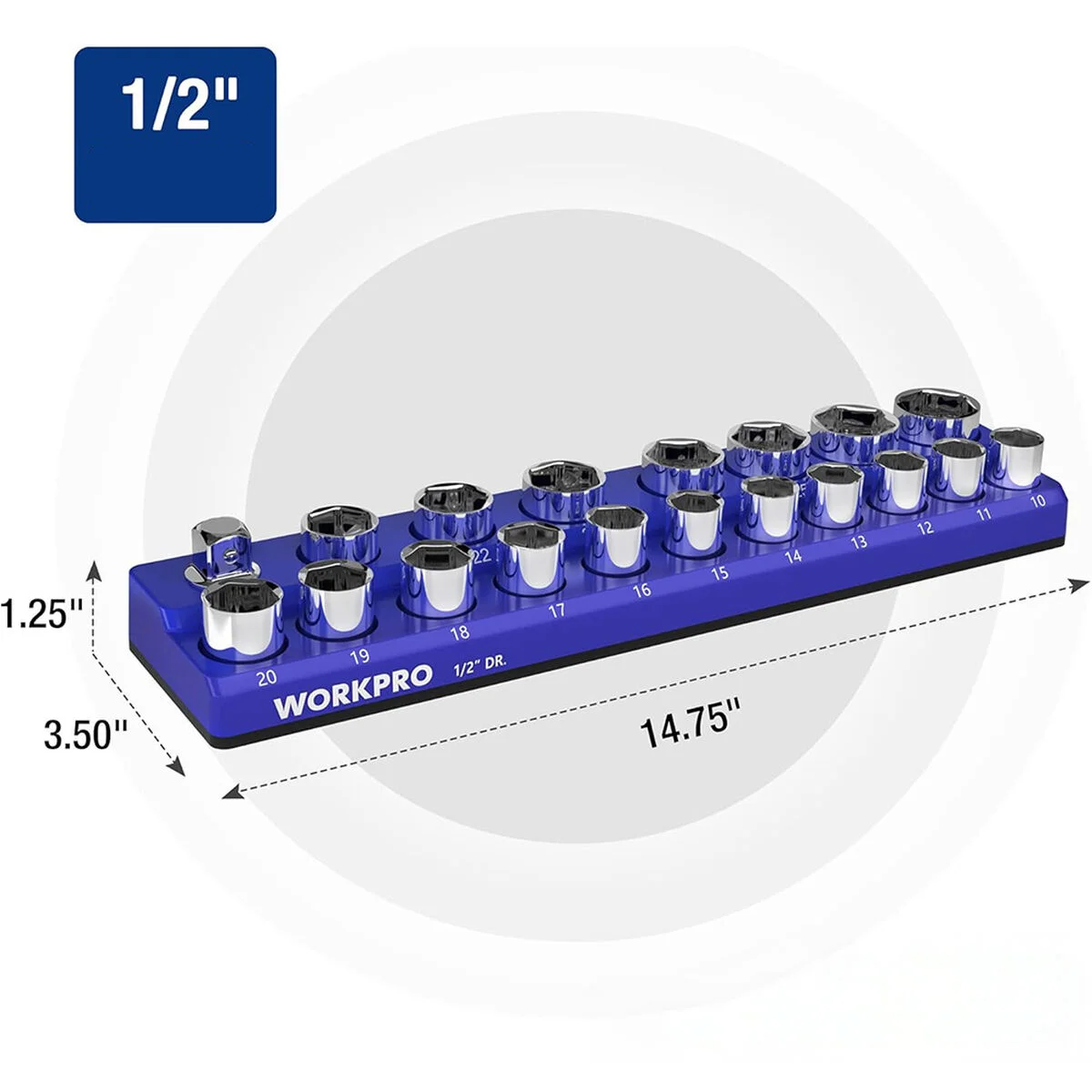 Organiser Workpro 37,3 x 8,8 x 3,2 cm Metal