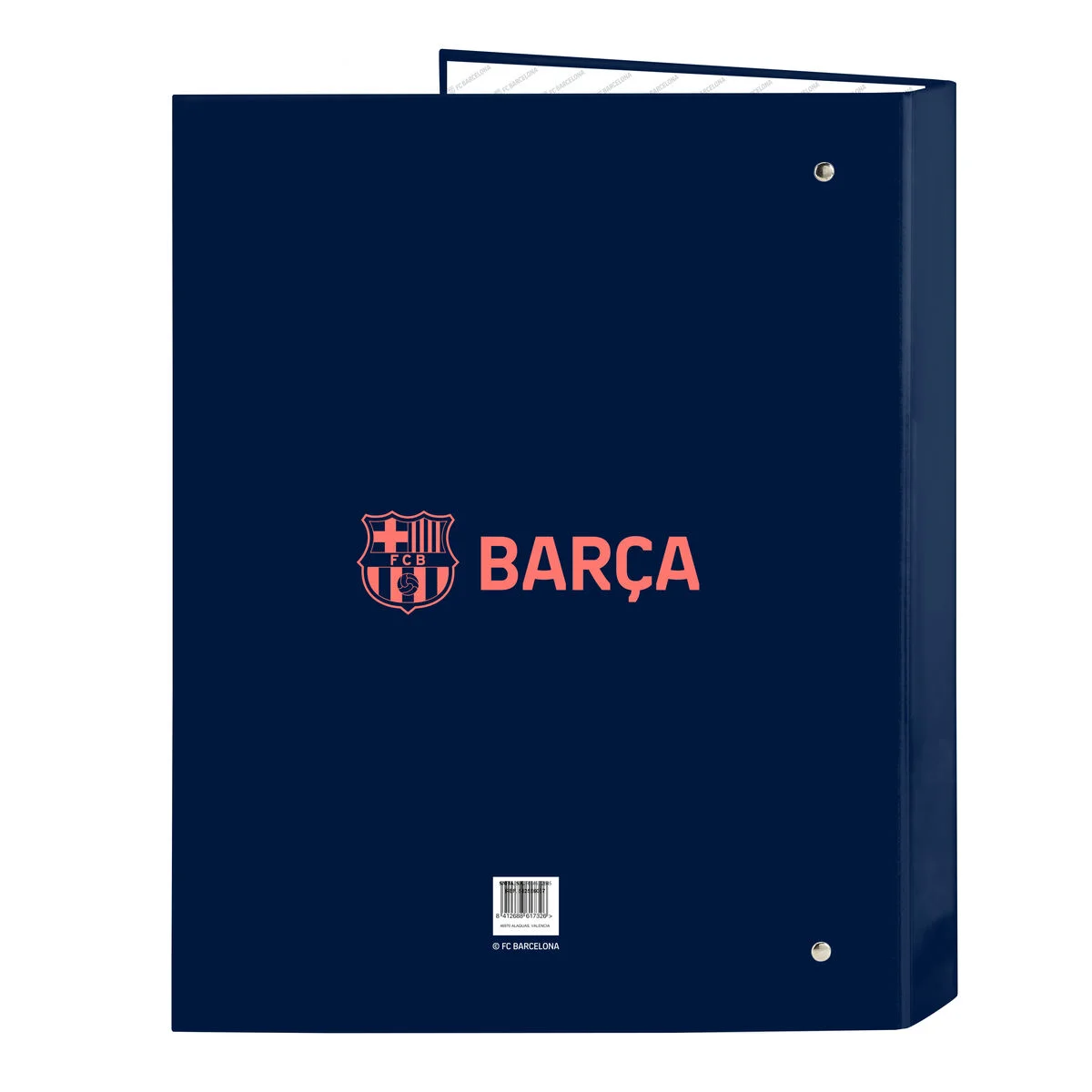 Carpeta de anillas F.C. Barcelona Azul marino A4 26.5 x 33 x 4 cm