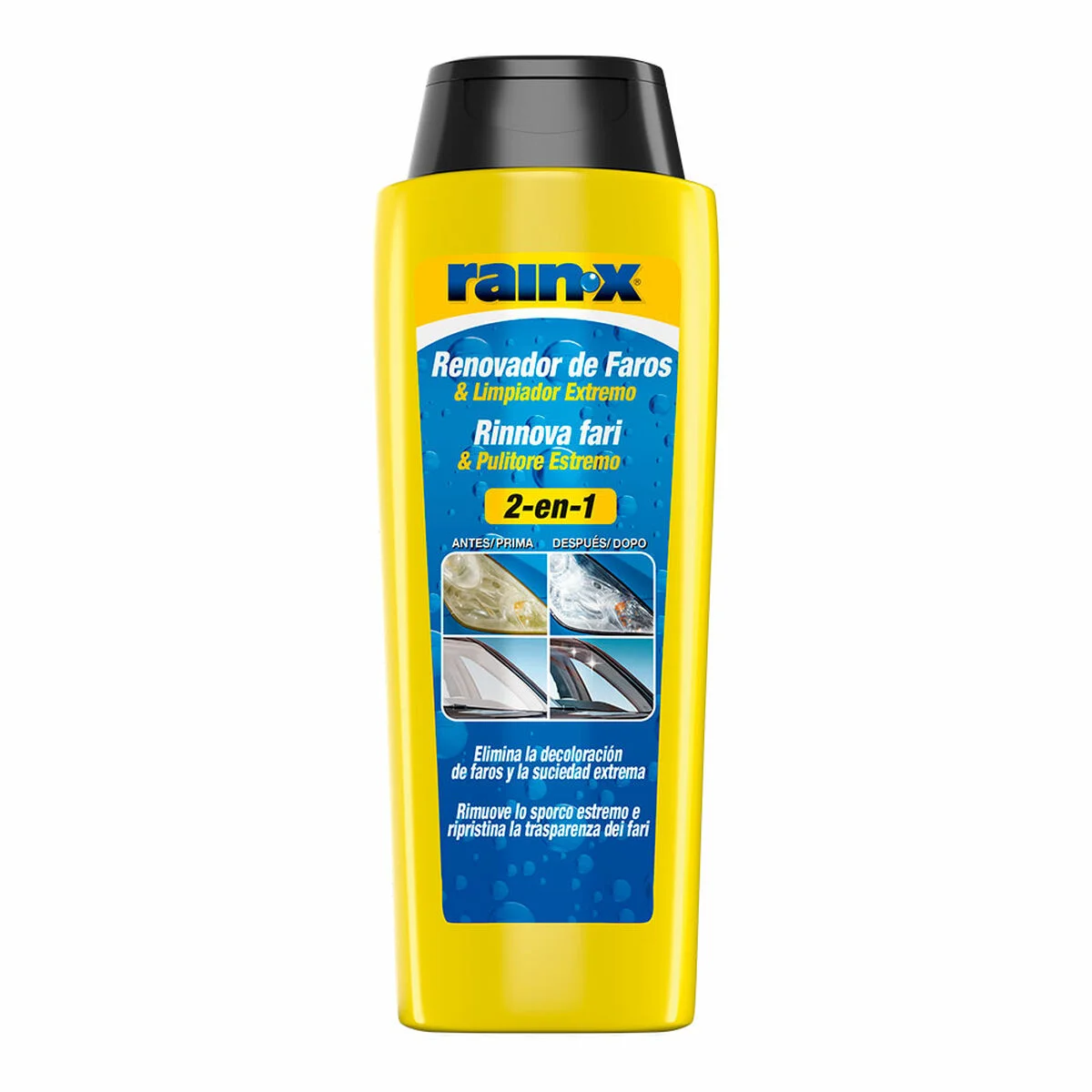 Restaurador de Faros Rainx 325 ml Limpiador