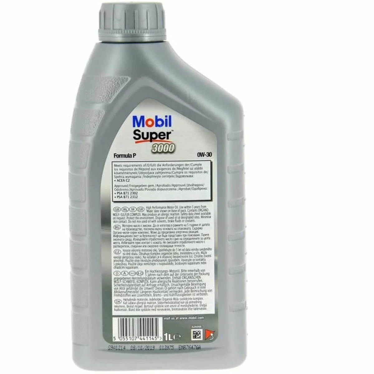 Aceite de Motor para Coche Mobil S3000 - 0W30 Formula-P 1 L