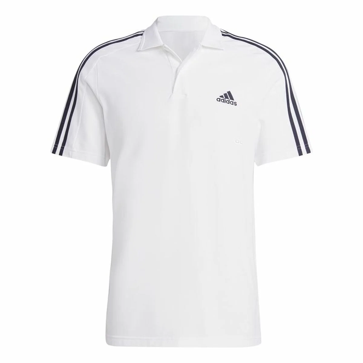 Polo de Manga Corta Hombre Adidas Essentials Blanco XL