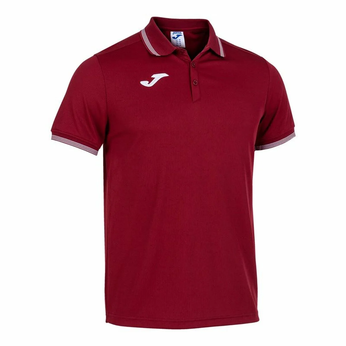 Polo de Manga Corta Hombre Joma Sport Campus III Granate L