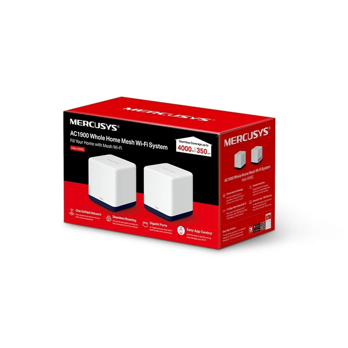Access point Mercusys Halo H50G(2-pack) White 2 Units