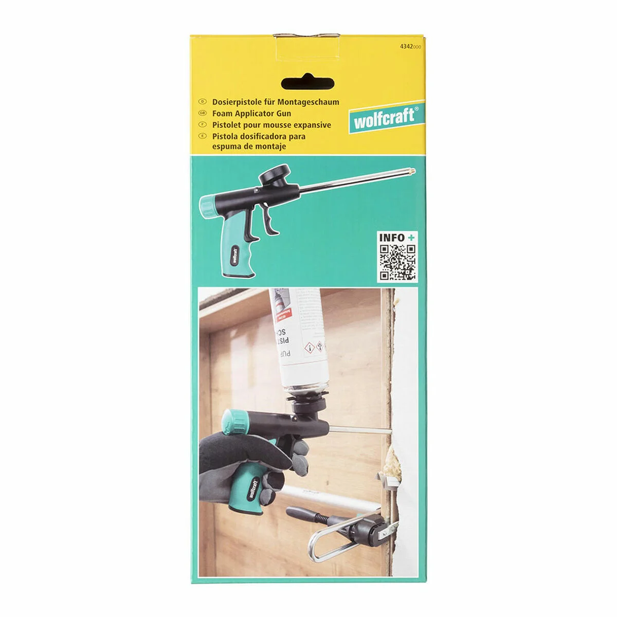 Pistola Wolfcraft Espuma