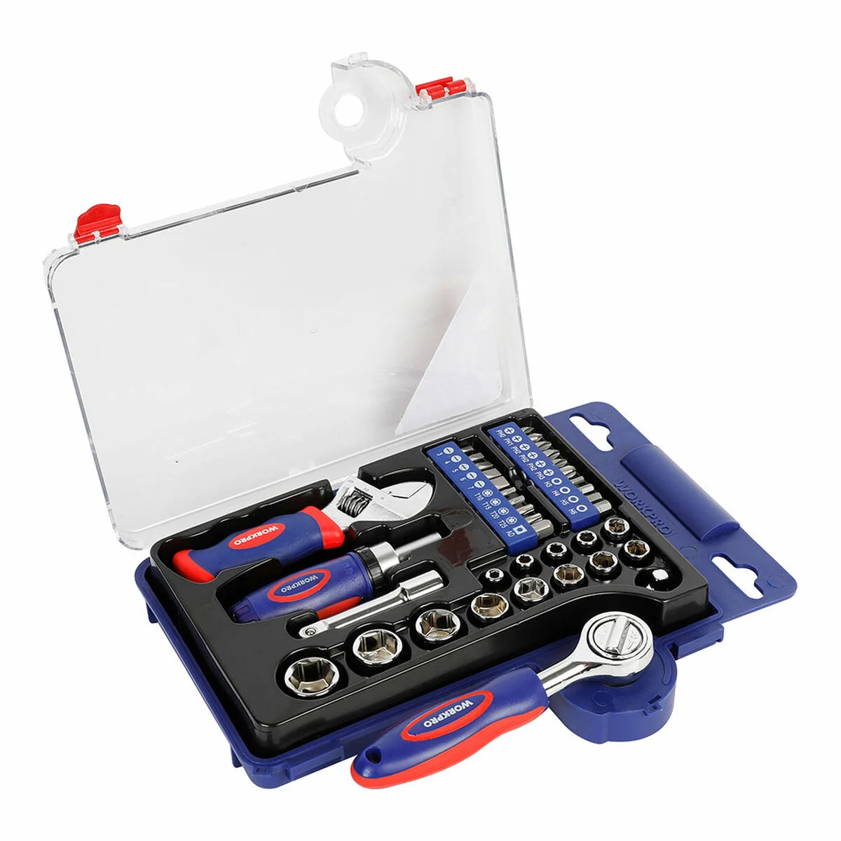 Juego de llaves de vaso Workpro 3/8" 38 Piezas