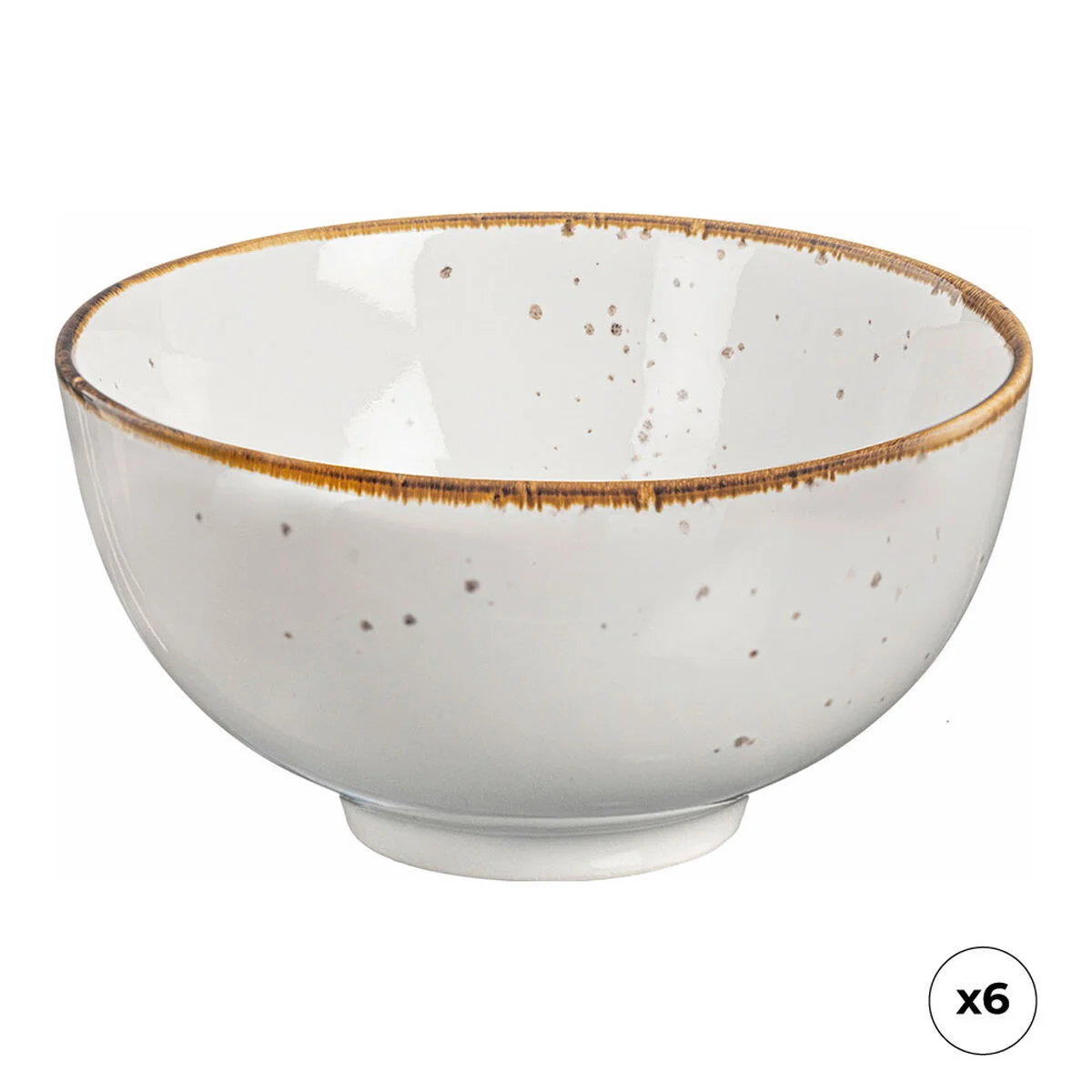 Bol para Aperitivos Ovenza Porcelana (6 Unidades)