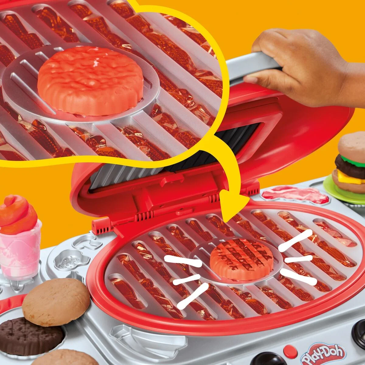 Juego de Plastilina Play-Doh Grilled Delights