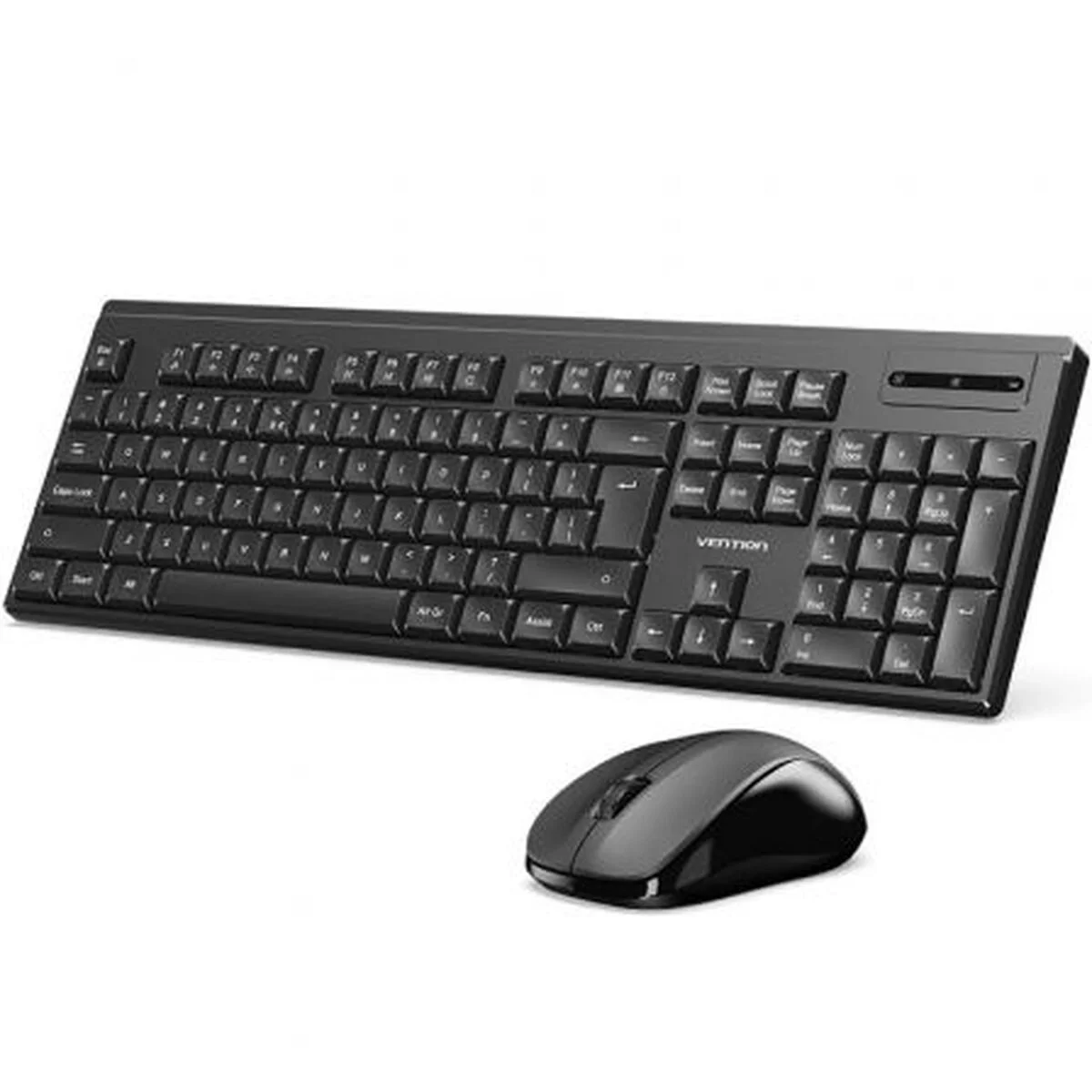 Teclado y Ratón Inalámbrico Vention KTZB0-EN Negro