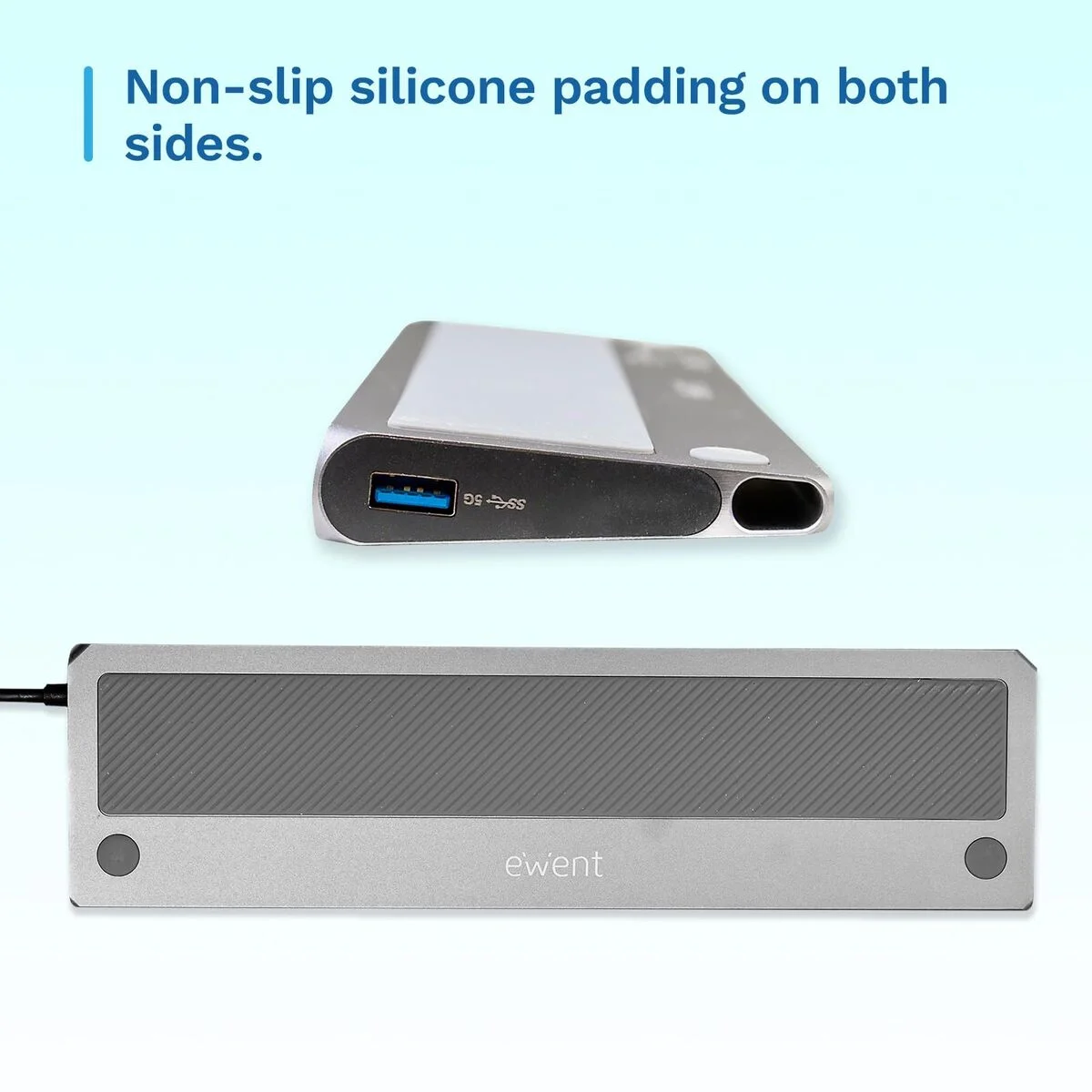 Hub USB Ewent EW1150 Gris