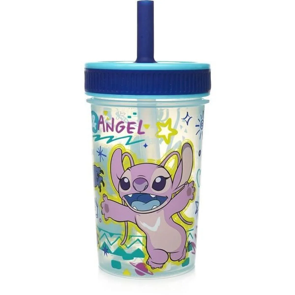 Vaso de Aprendizaje ThermoBaby LILO & STITCH 420 ml Azul