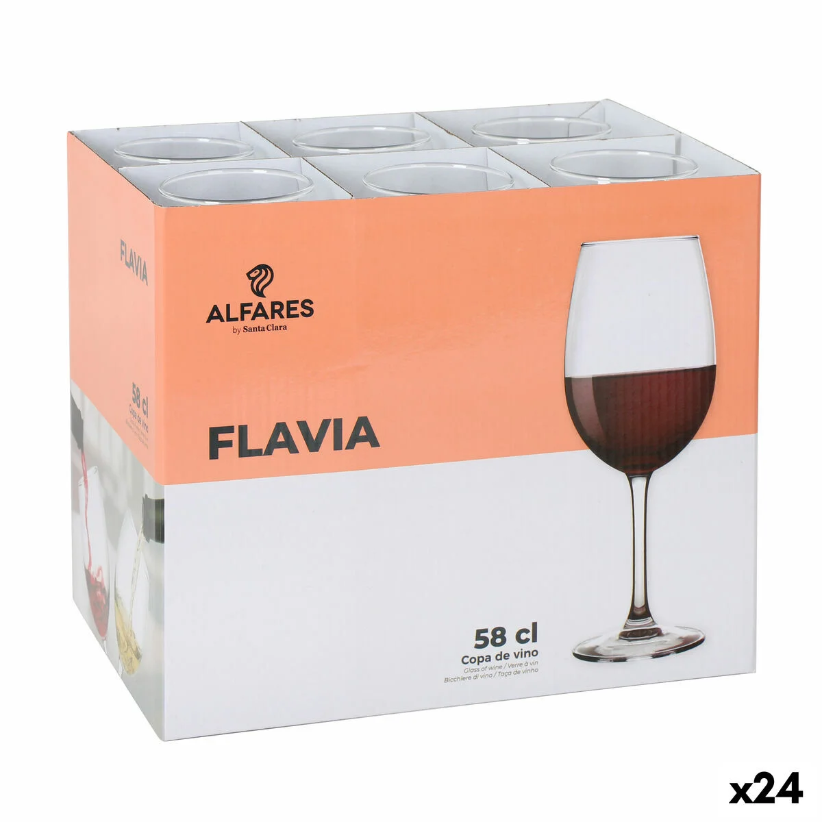 Copa de vino Alfares Flavia (24 Unidades)