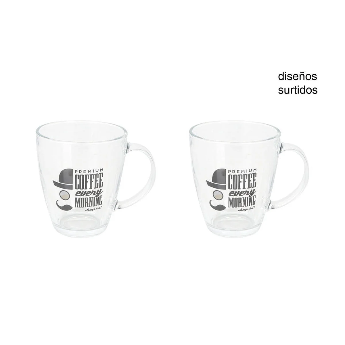 Set de Vasos La Mediterránea Taroda 380 ml 2 Piezas (24 Unidades)