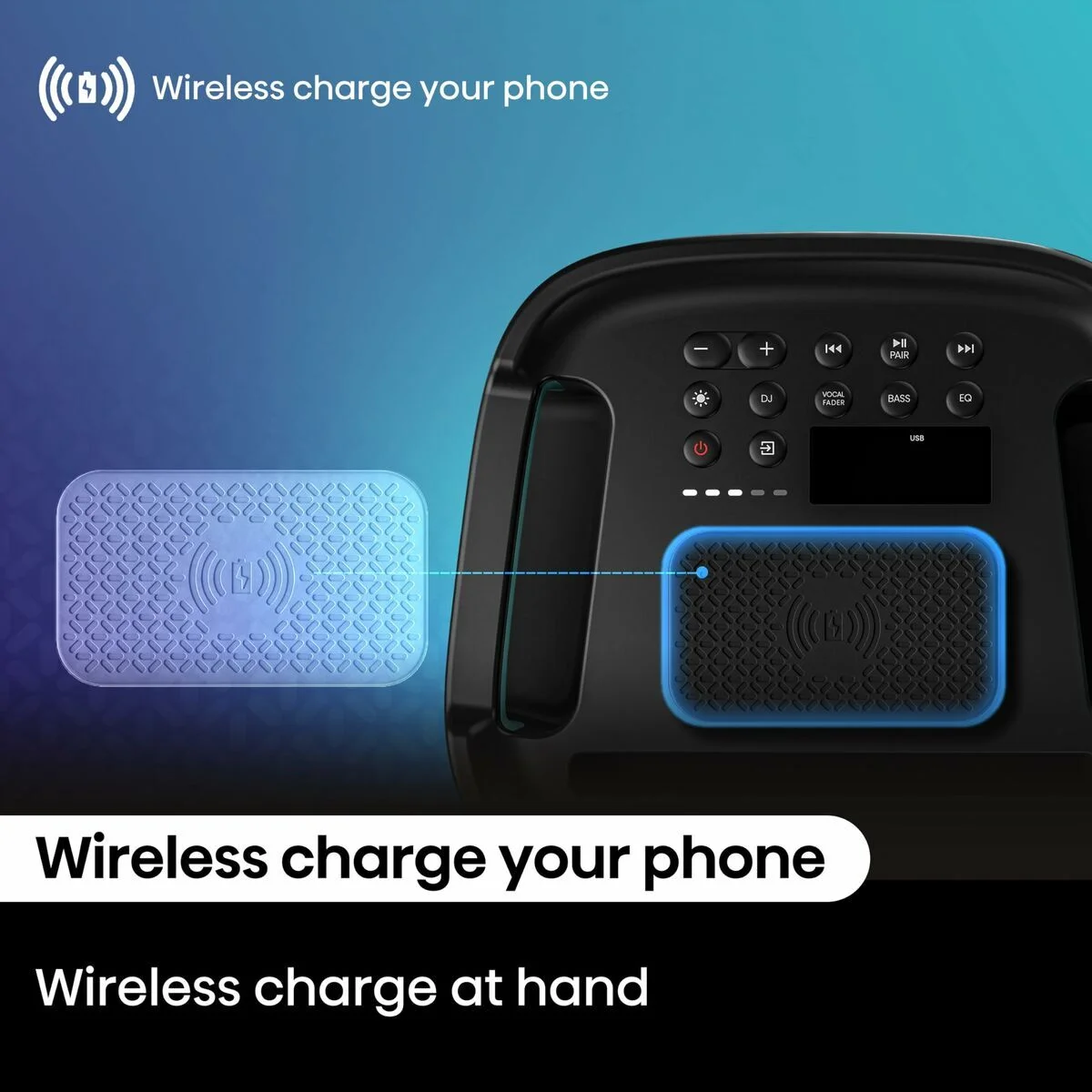 Altavoz Bluetooth Portátil Hisense PARTY STORM Negro 300 W