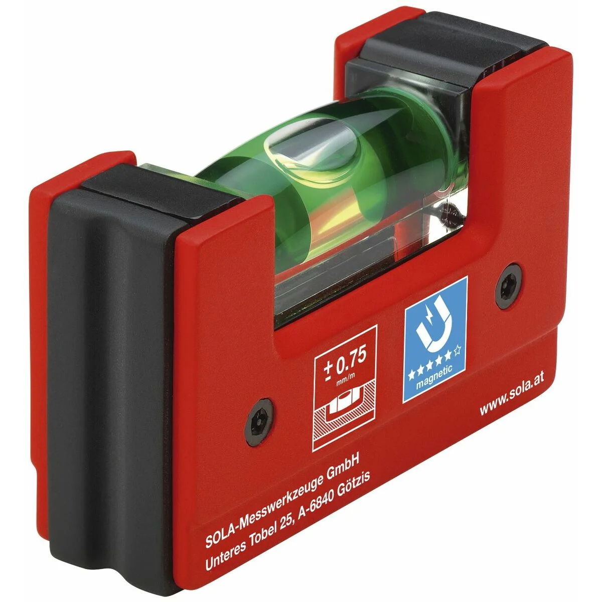 Nivel de Burbuja SOLA GO 75 mm