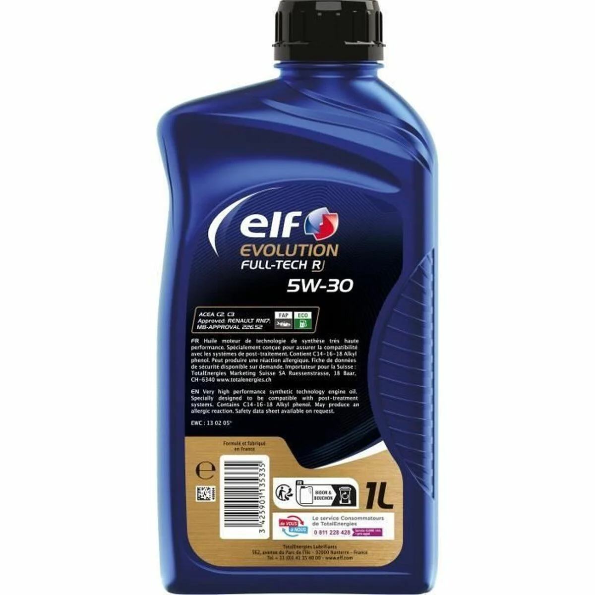 Aceite de Motor para Coche Elf Evolution FULL-TECH R 1 L 5W30