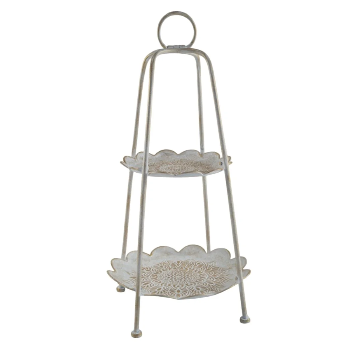 Bandeja de Aperitivos Home ESPRIT Blanco Dorado Árabe