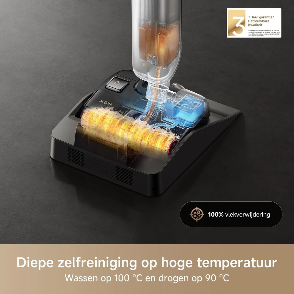 Aspirador MOVA Negro 450 W