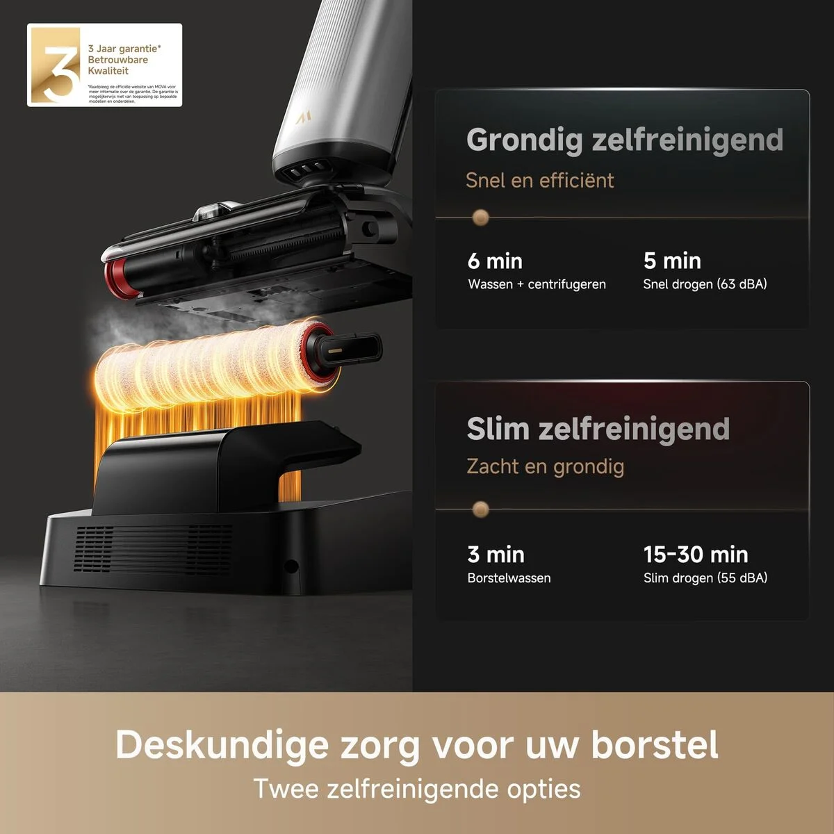 Aspirador MOVA Negro 450 W