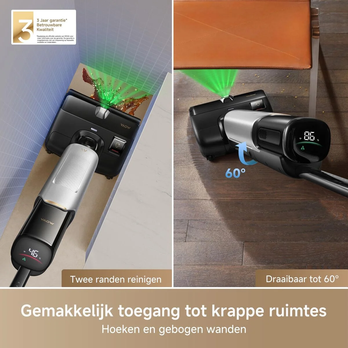 Aspirador MOVA Negro 450 W