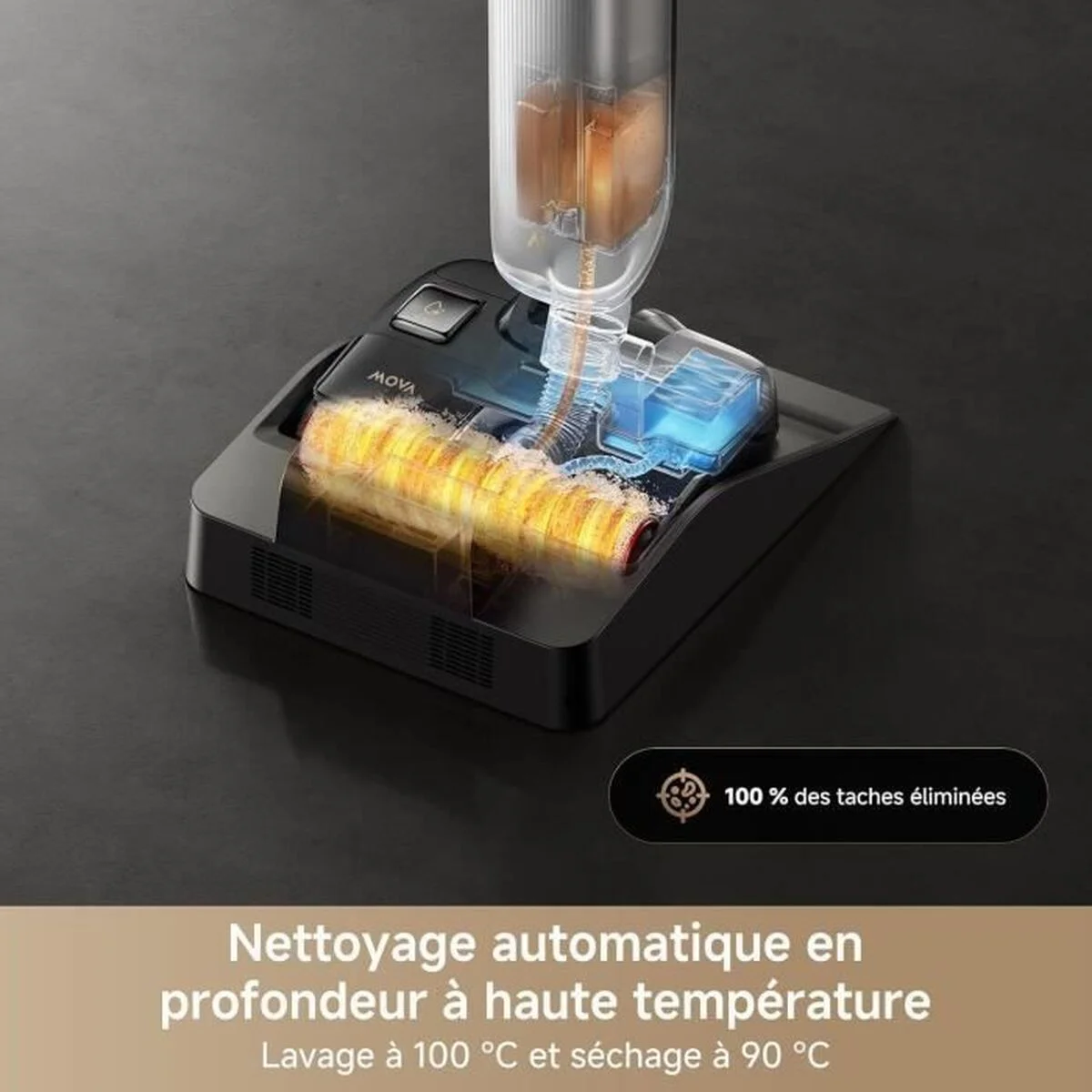 Aspirador MOVA Negro 450 W