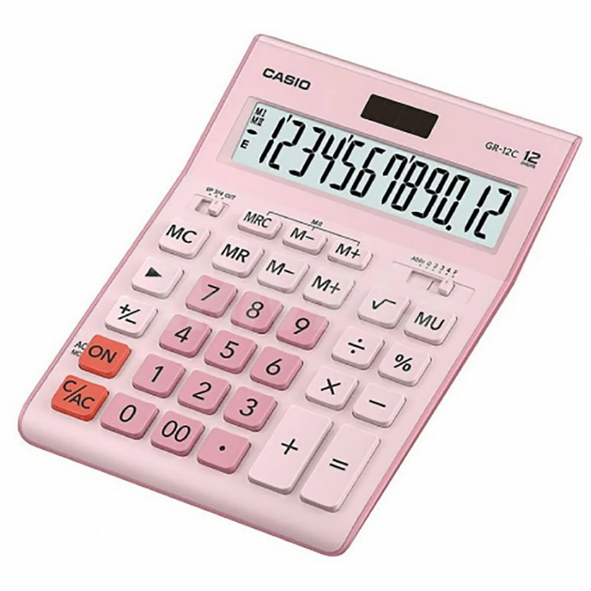 Calculadora Casio GR-12C Negro Plástico
