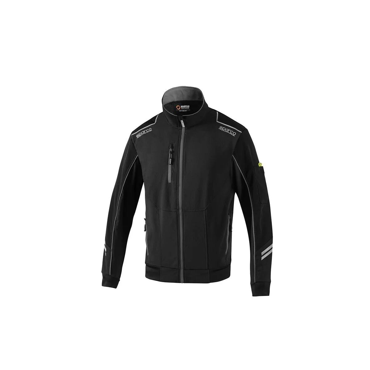 Chaqueta Cortavientos Sparco Negro Gris