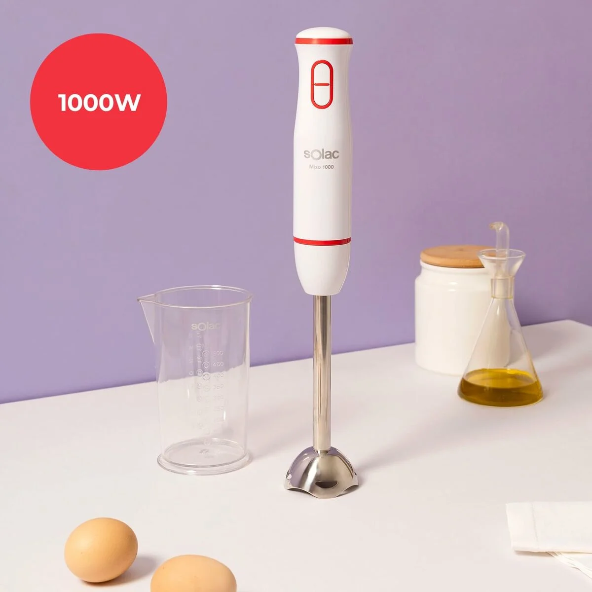 Batidora de Mano Solac BA5625 Blanco