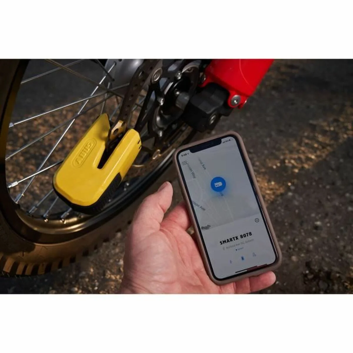 Antirrobo de disco ABUS Detecto YE SRA