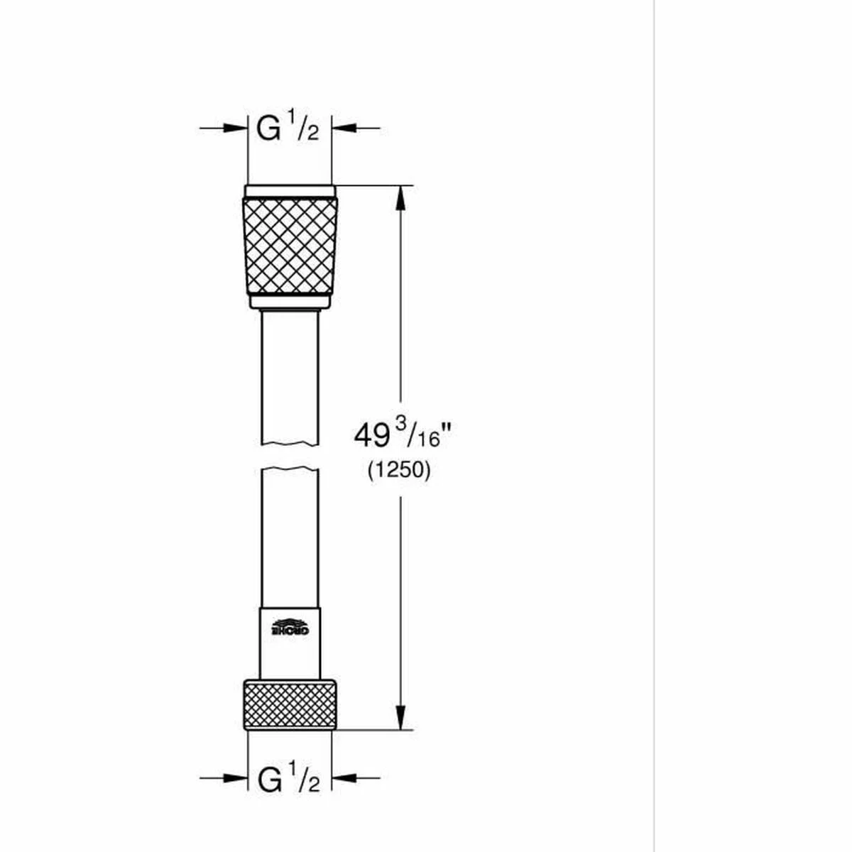 Manguera de Ducha Grohe VitalioFlex 1,25 m