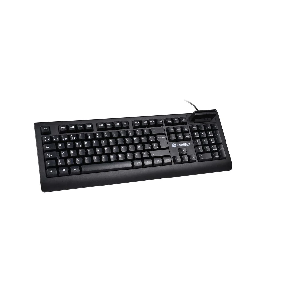 Teclado CoolBox COO-TEC04DNI Negro Qwerty Español