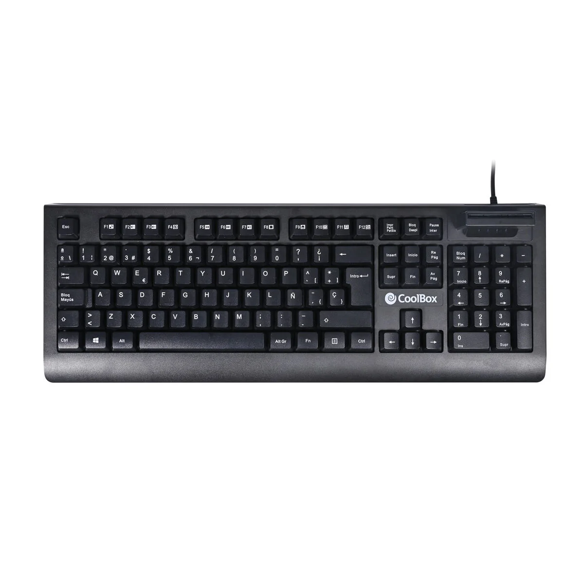 Teclado CoolBox COO-TEC04DNI Negro Qwerty Español