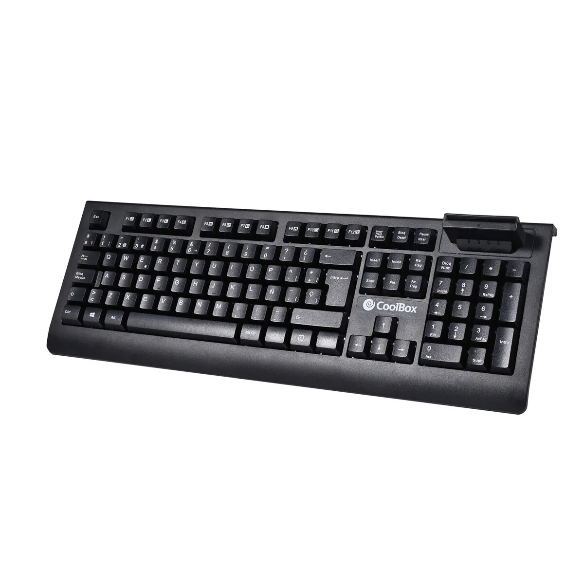Teclado CoolBox COO-TEC04DNI Negro Qwerty Español