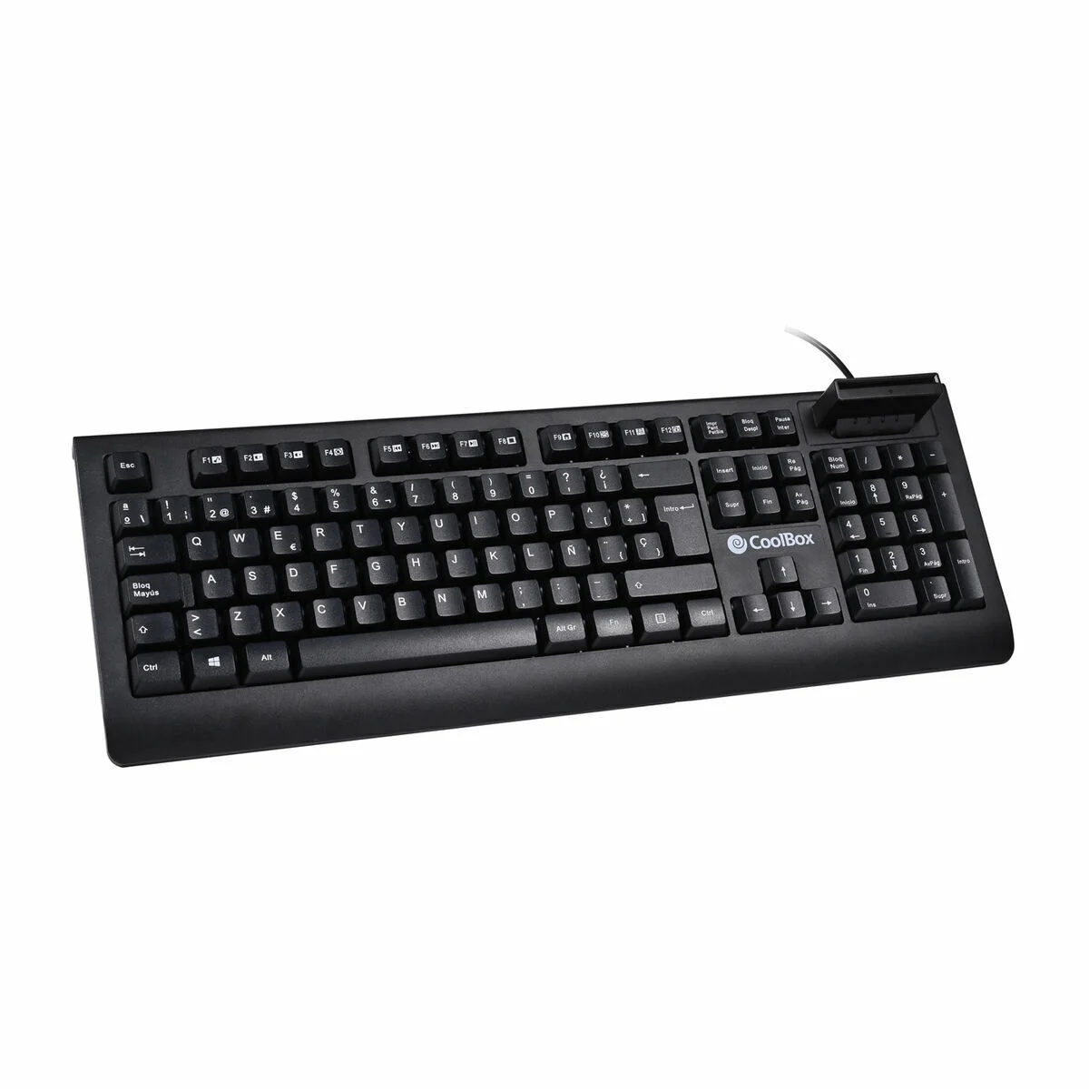 Teclado CoolBox COO-TEC04DNI Negro Qwerty Español