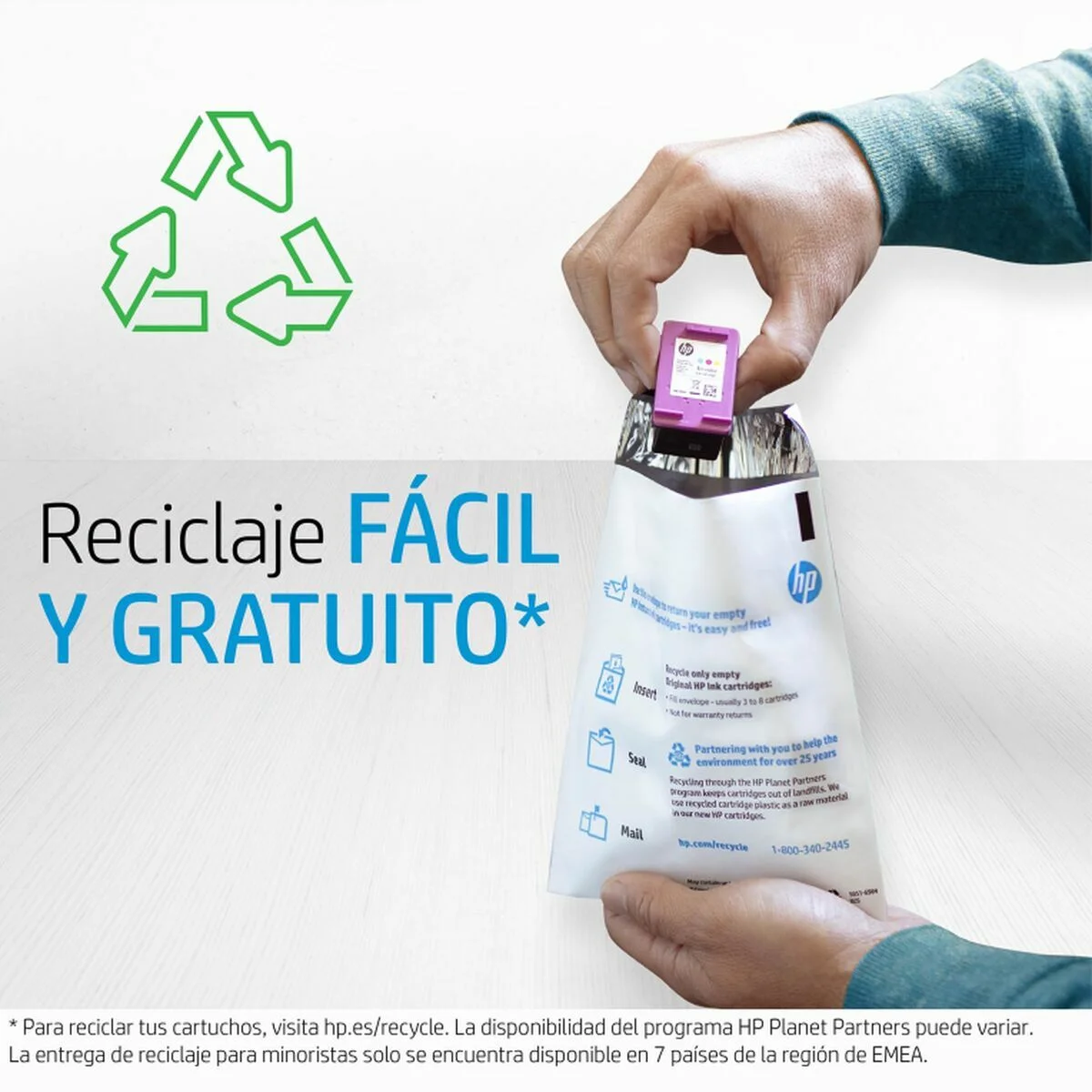 Cartucho de Tinta Original HP 3YP17AE Multicolor