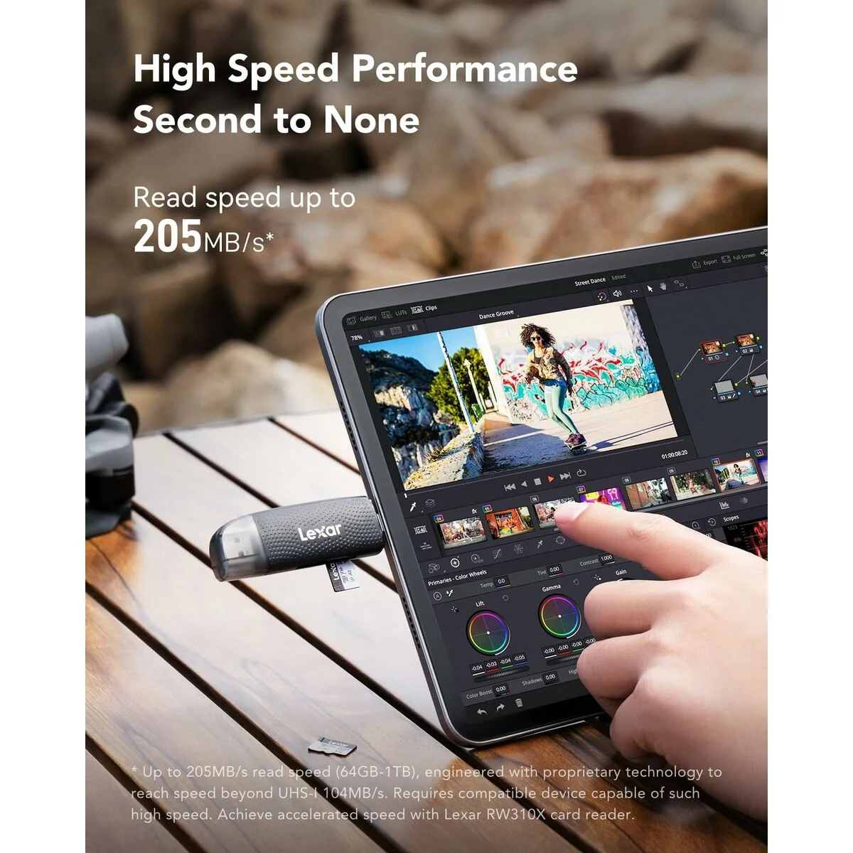 Tarjeta de Memoria Micro SD con Adaptador Lexar LMSSIPL001T-BNANG 1 TB