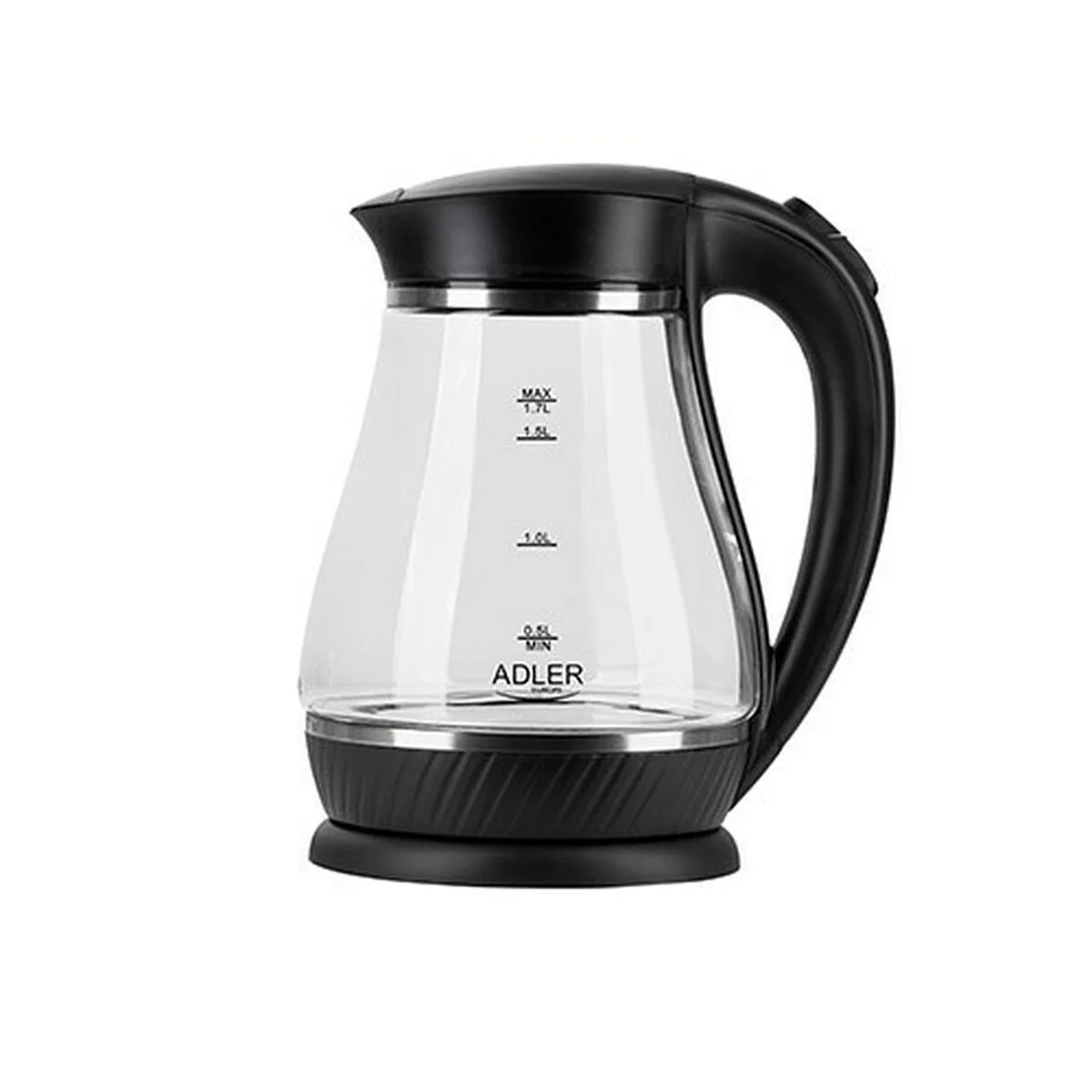 Hervidor Adler AD 1274 2200 W 1,7 L Negro Acero Inoxidable