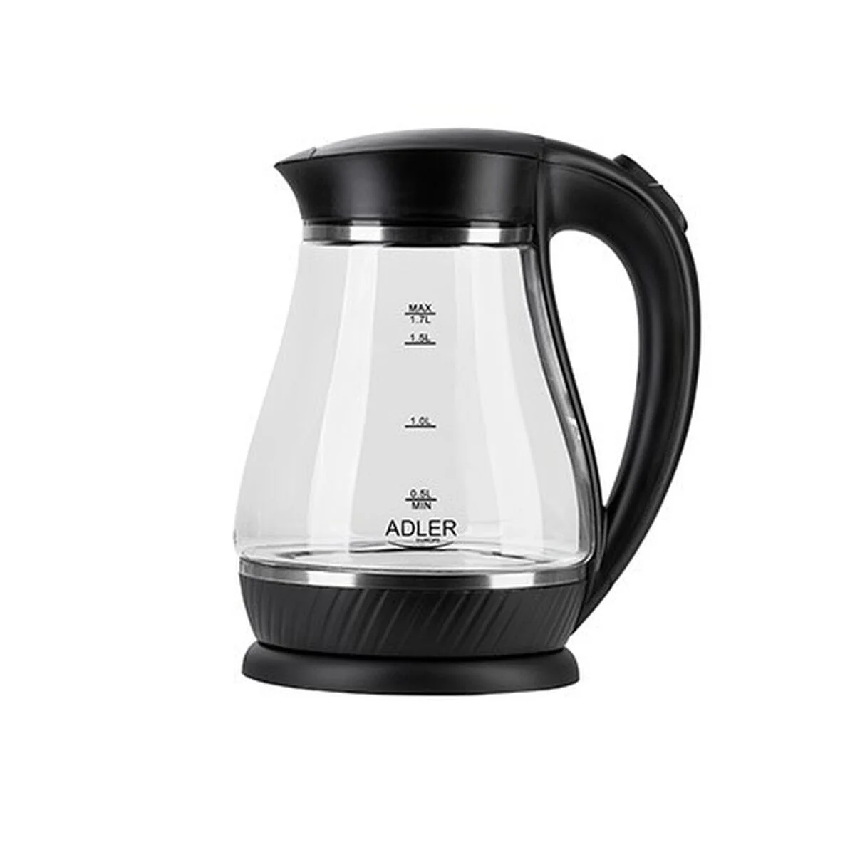 Hervidor Adler AD 1274 2200 W 1,7 L Negro Acero Inoxidable