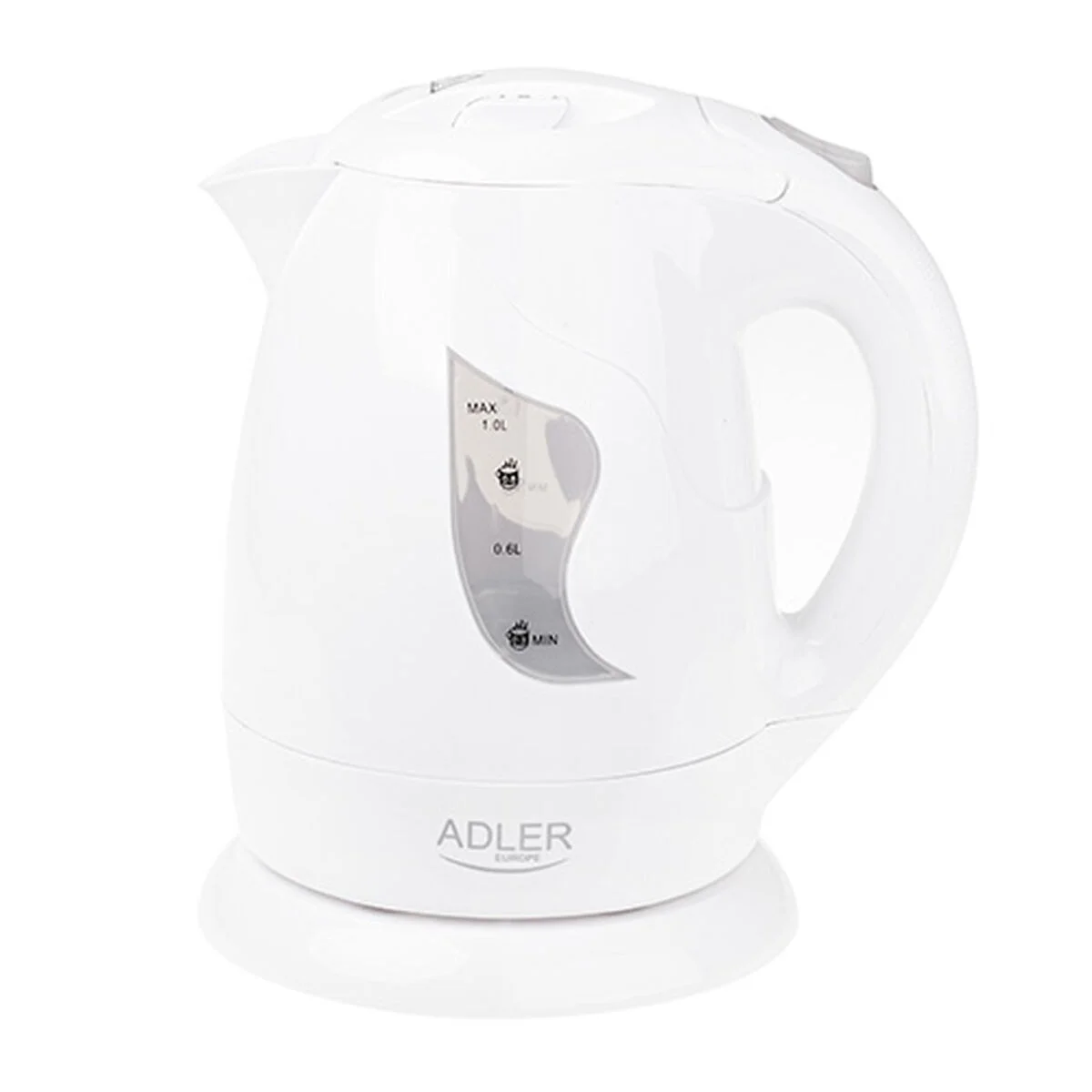 Hervidor y Tetera Eléctrica Adler AD 08w Blanco 1 L Plástico