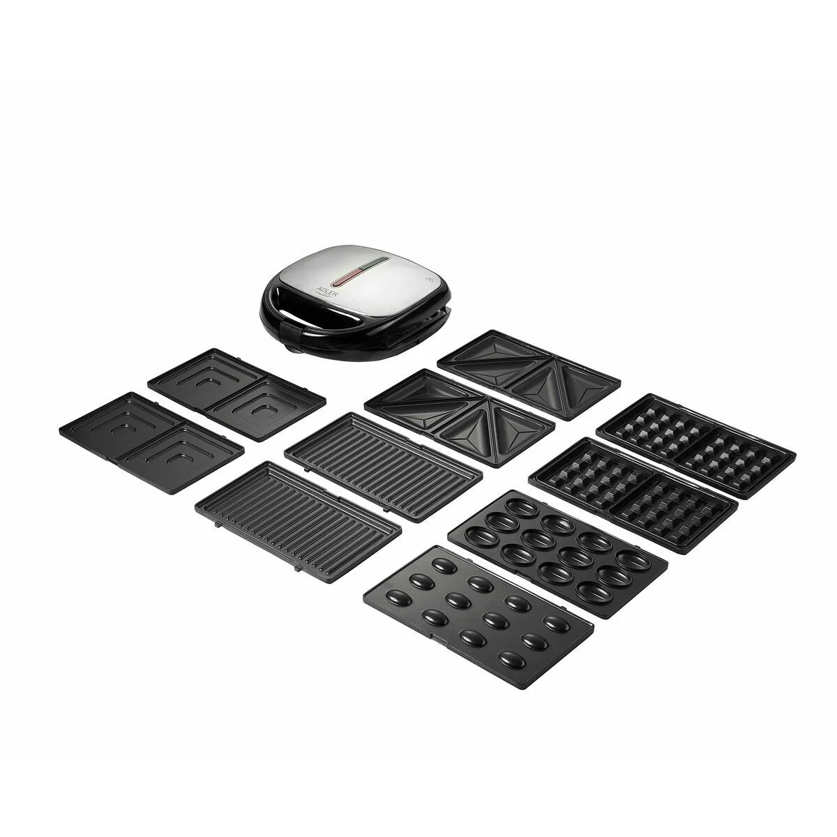 Sandwichera Adler AD 3040 Negro 1200 W