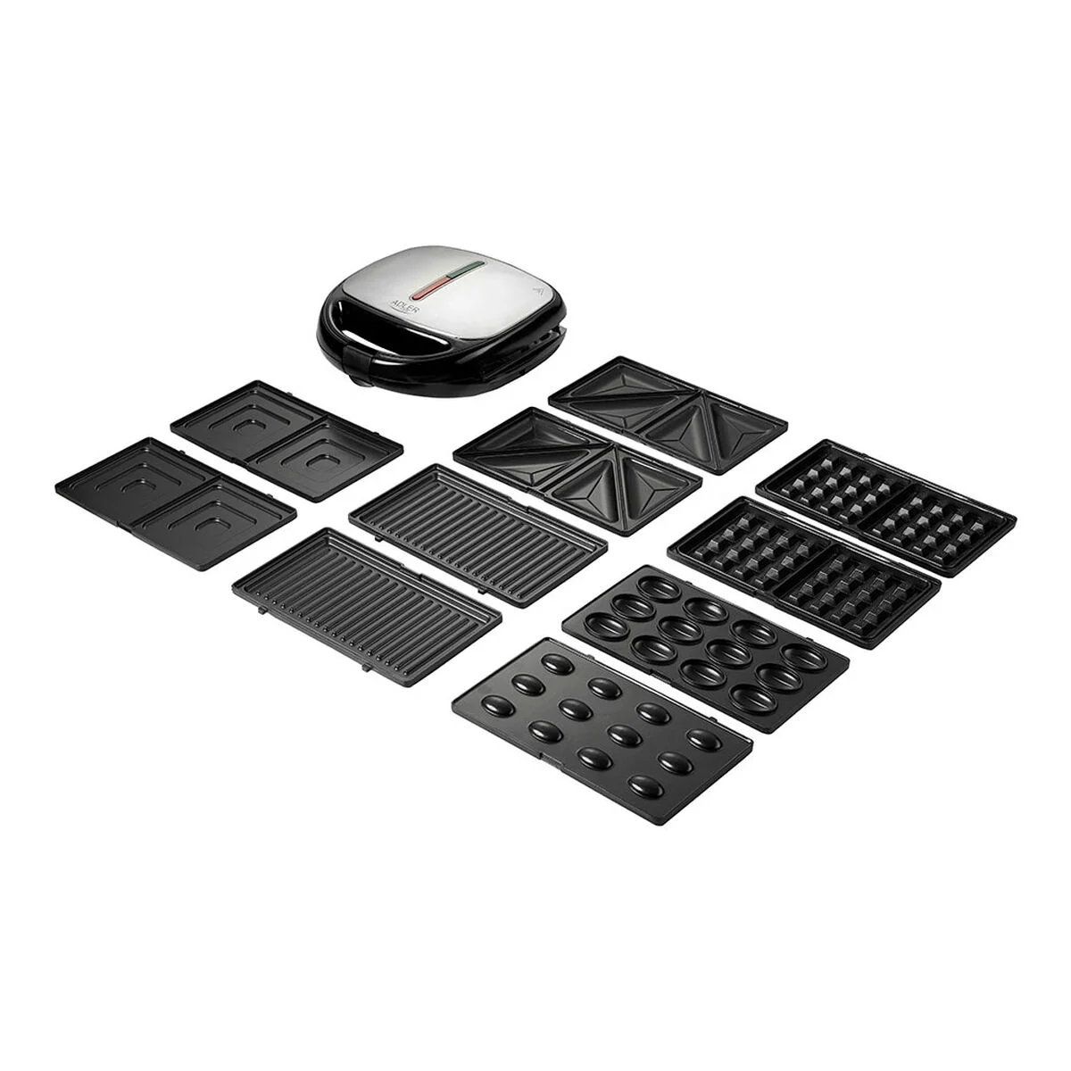 Sandwichera Adler AD 3040 Negro 1200 W