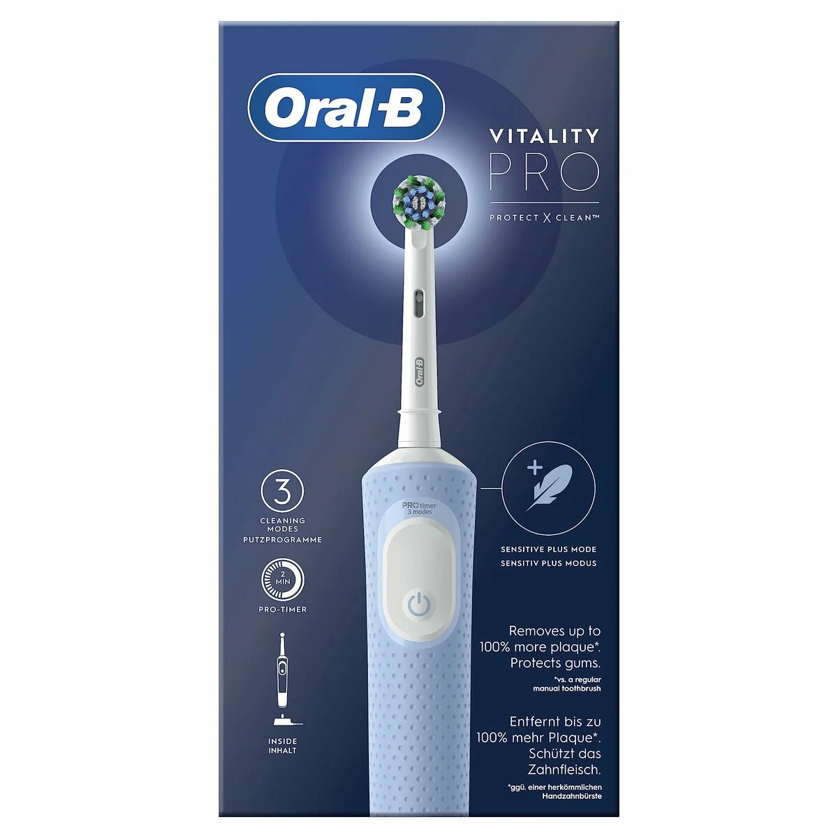 Cepillo de Dientes Eléctrico Oral-B Vitality Pro Negro