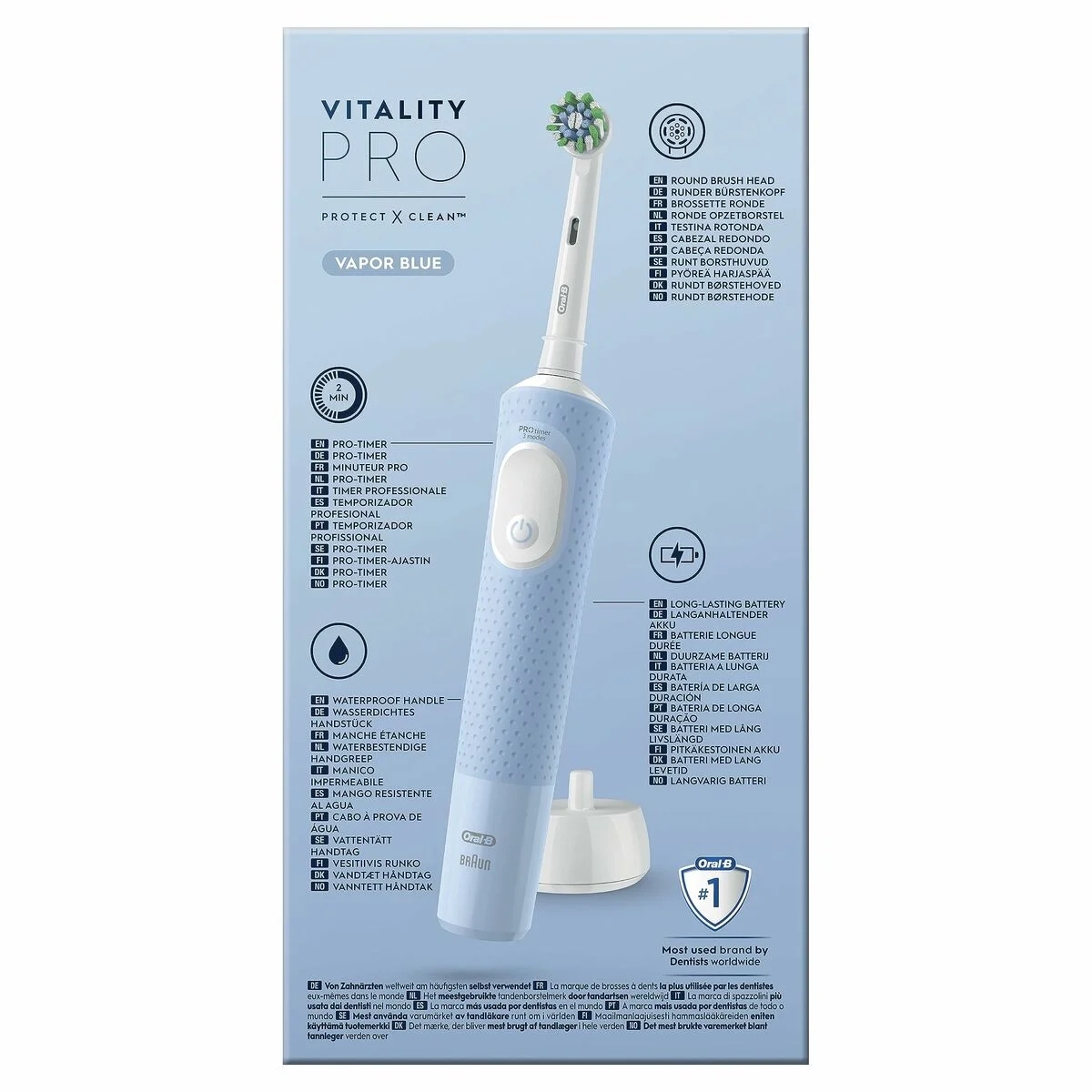 Cepillo de Dientes Eléctrico Oral-B Vitality Pro Negro