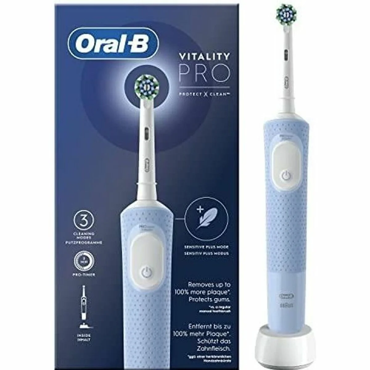Cepillo de Dientes Eléctrico Oral-B Vitality Pro Negro