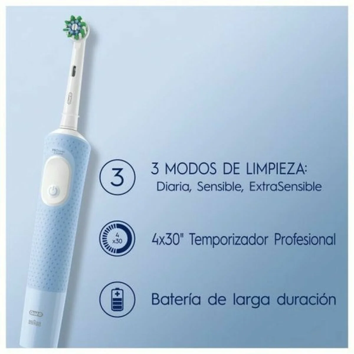 Cepillo de Dientes Eléctrico Oral-B Vitality Pro Negro